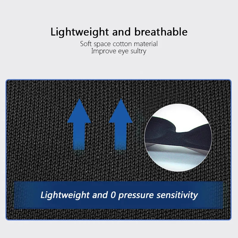 3D Sleep Mask Light Blocking Eye Shade for Travel, Nap & Relaxation