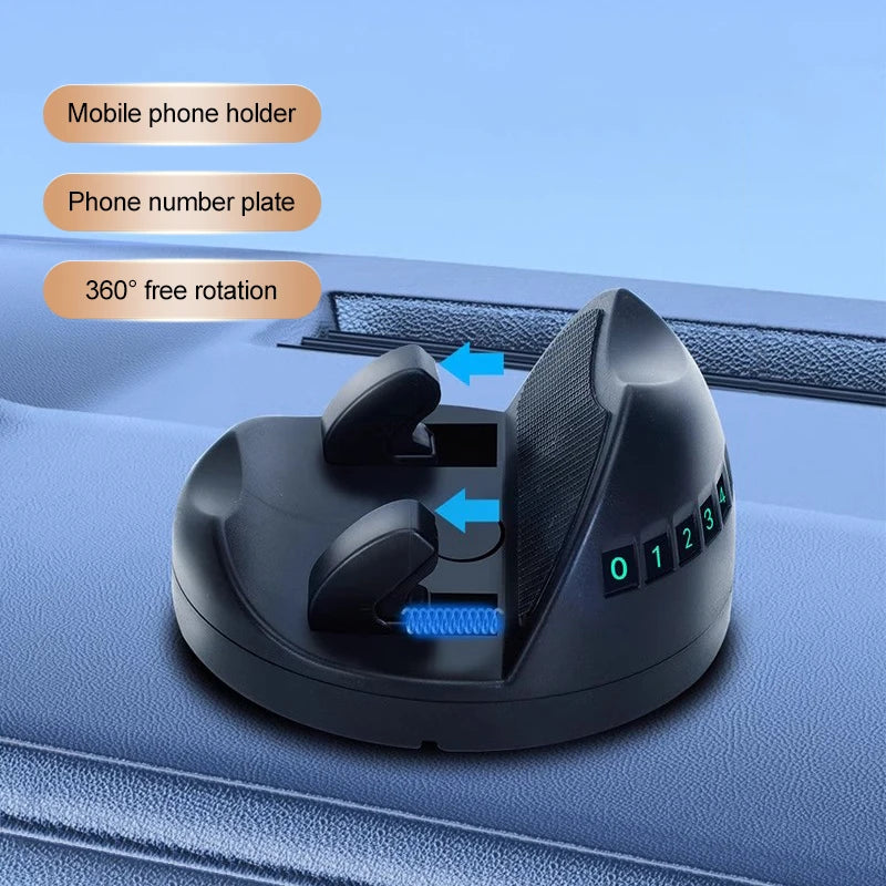 Head-Up Car Phone Holder Anti-Slip Mount for 4–7'' Phones Universal Fit