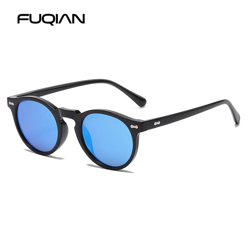 Retro Round Polarized Sunglasses –Vintage UV400 Shades for Men & Women