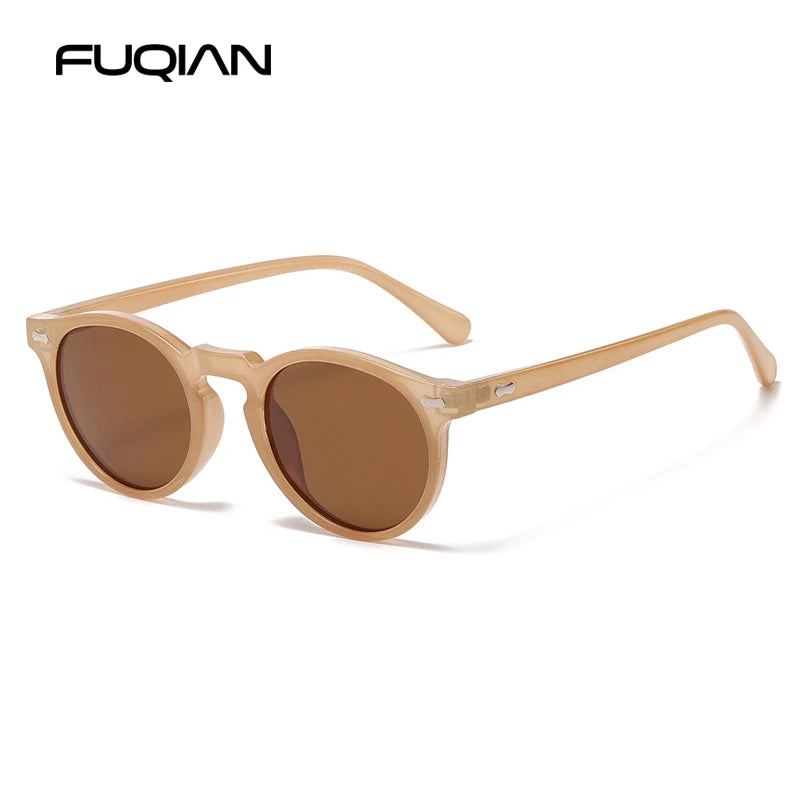 Retro Round Polarized Sunglasses –Vintage UV400 Shades for Men & Women