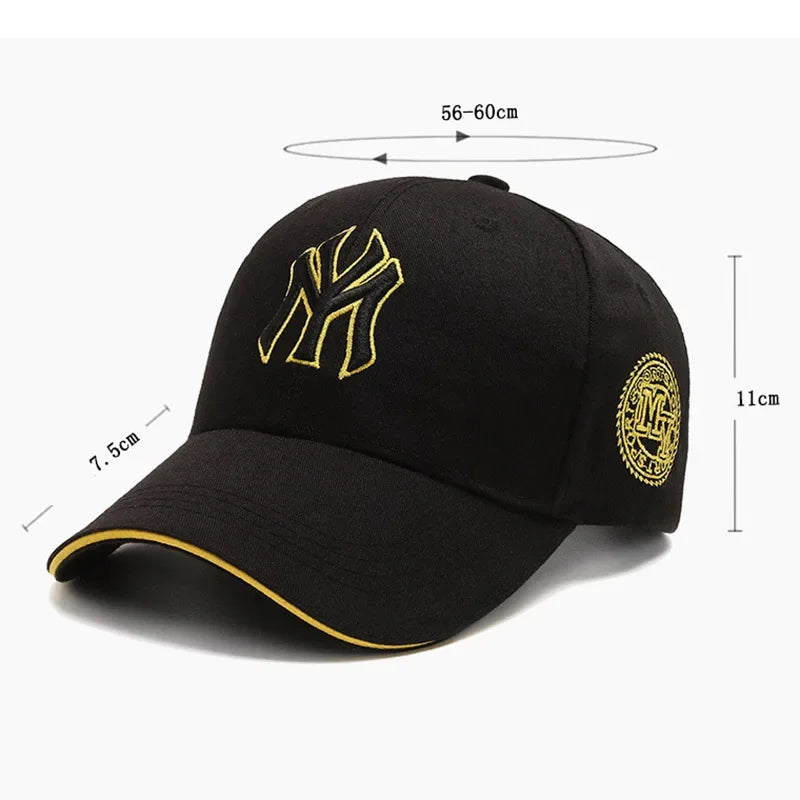 Unisex Cotton Baseball Cap – Adjustable Snapback Sun Hat for Summer