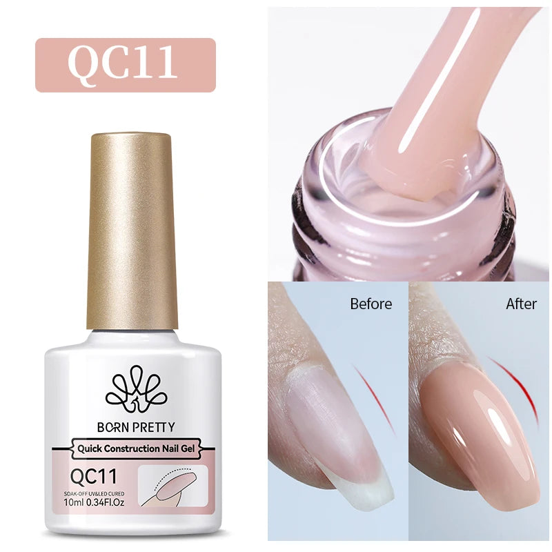 10ml Top & Base Coat Gel Nail Polish Soak Off UV LED Long-Lasting Shine