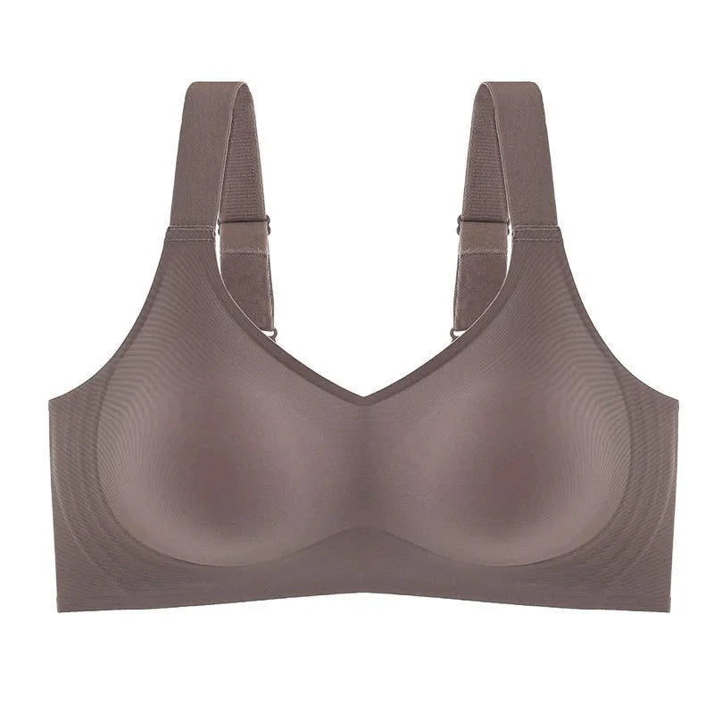 Beautiful Back Large Size Soft Support Push-up Bra For Women Seamless