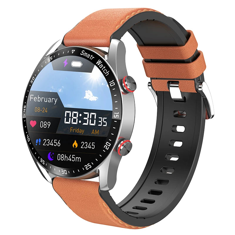 Men's Smart Watch 1.5 Inch Full Touch Screen, Bluetooth Call, Fitness & Sports Smartwatch for Android & iOS