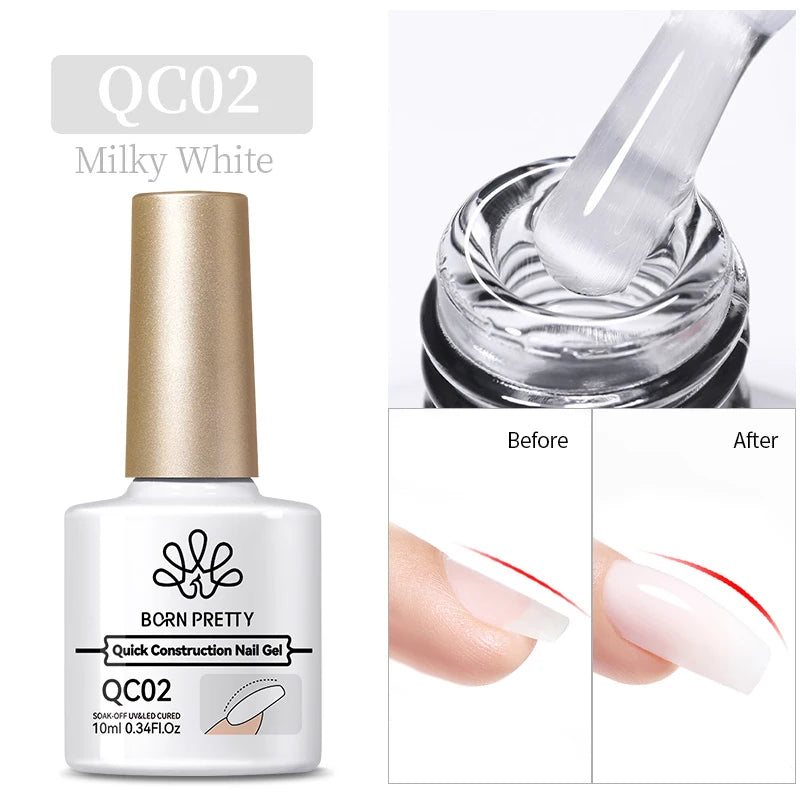 10ml Top & Base Coat Gel Nail Polish Soak Off UV LED Long-Lasting Shine