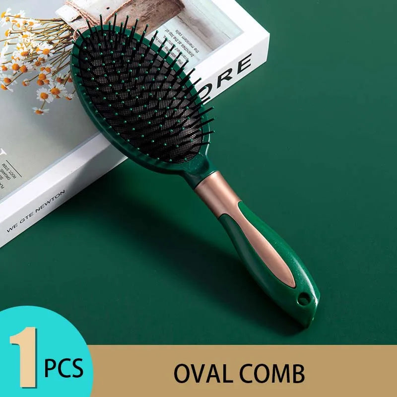 Hair Massage Air Cushion Brush Detangling Anti-Static Scalp Comb Oval