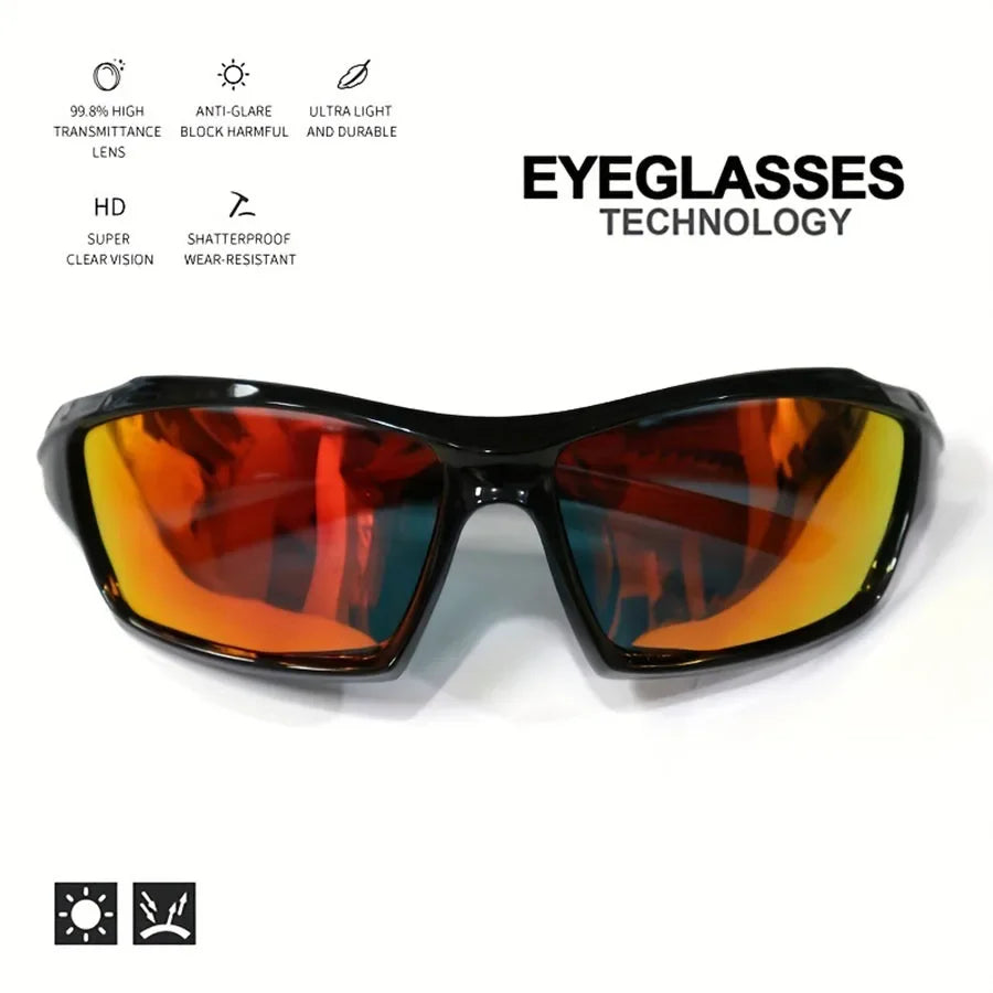 polarized UV400 Round Sports Sunglasses Metal Frame for Men & Women