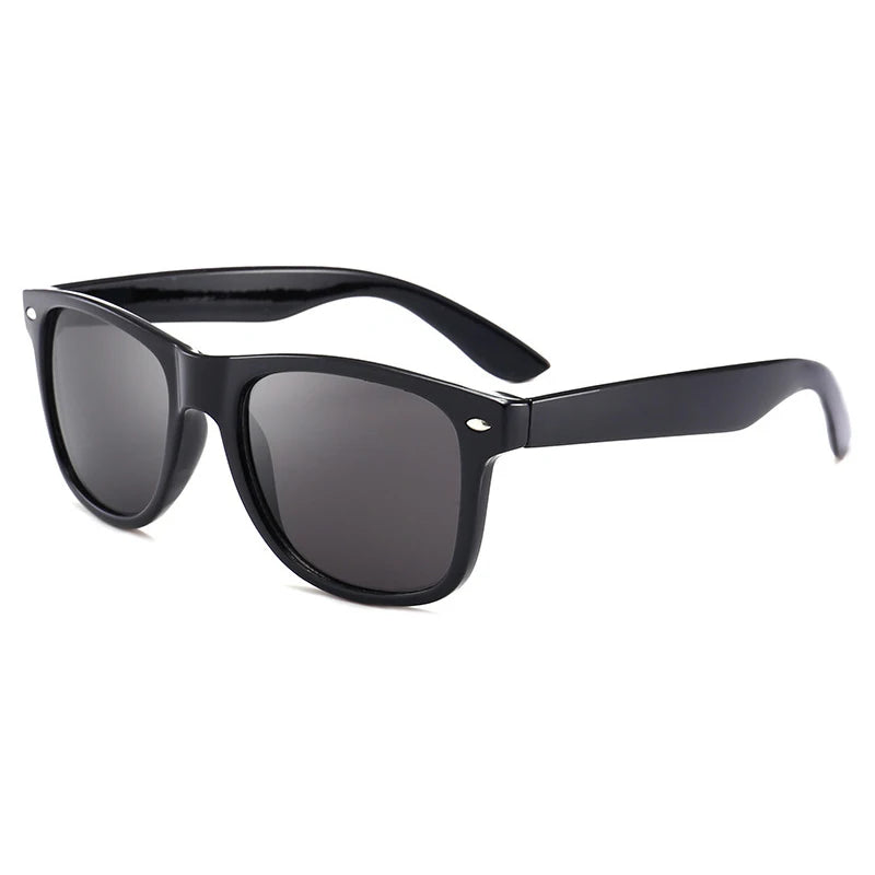 Classic Polarized Square Sunglasses Unisex Retro Anti-Glare UV400 Shades