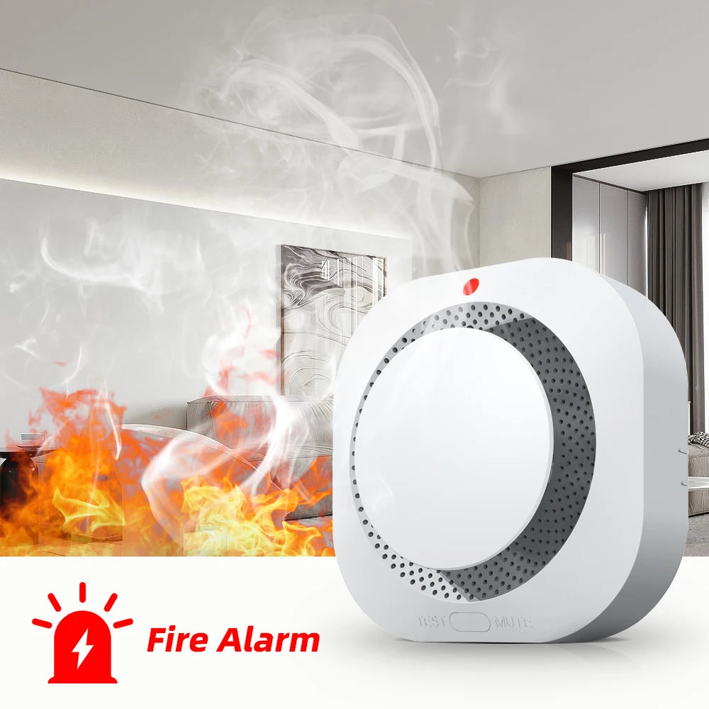 Smoke Alarm Fire Detector Home Security System Fire Protection Sensor