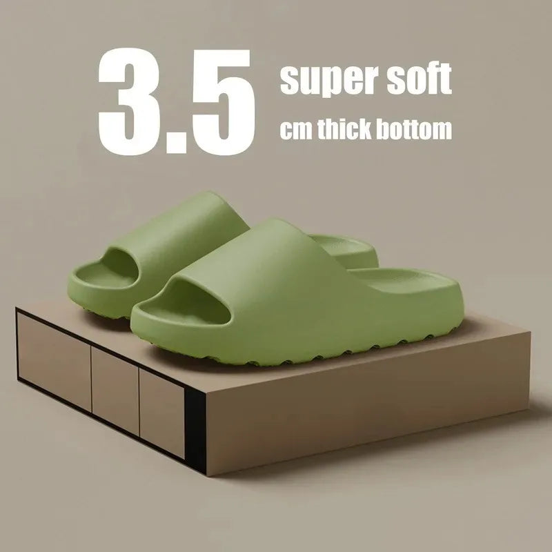 Coconut Cloud Slides Thick Sole EVA Beach Sandals for Men & Women
