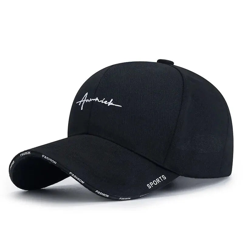 Women's Embroidered Baseball Cap – Korean Style Breathable Sun Hat