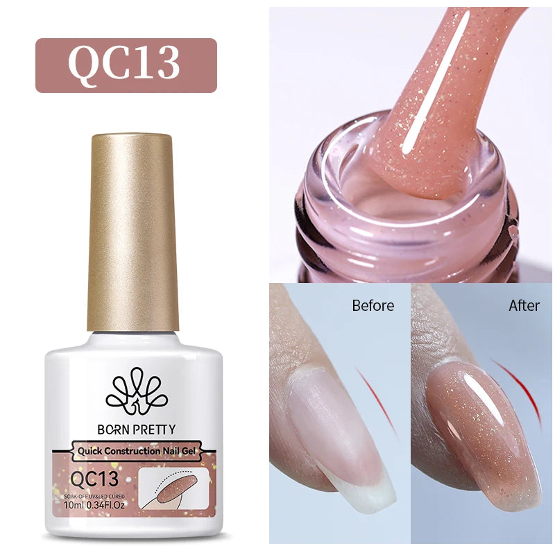 10ml Top & Base Coat Gel Nail Polish Soak Off UV LED Long-Lasting Shine