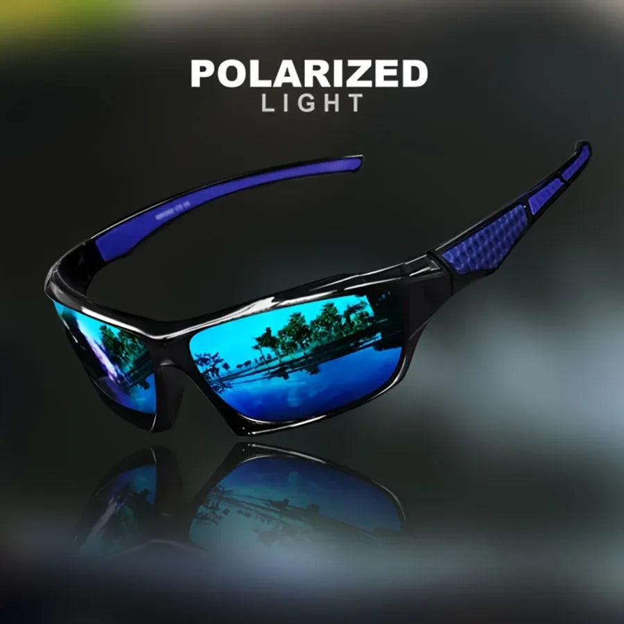 polarized UV400 Round Sports Sunglasses Metal Frame for Men & Women