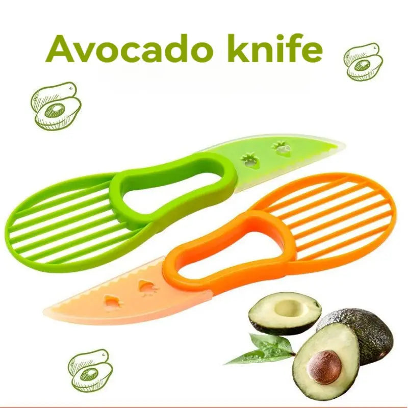3-in-1 Avocado Slicer Peeler Corer Cutter Butter Fruit Separator Tool