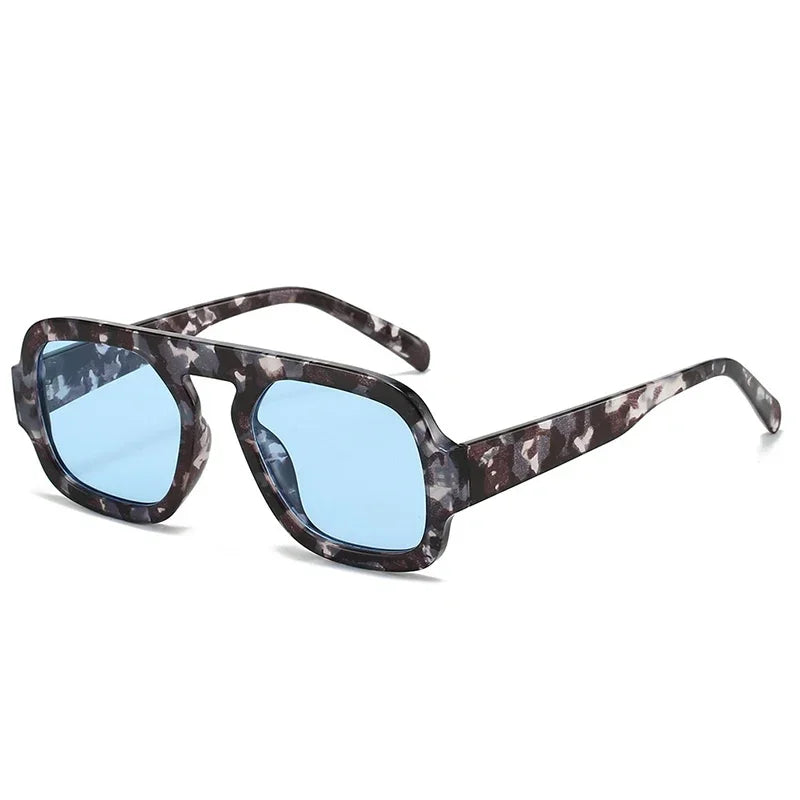 Retro Square Sunglasses – UV400 Gradient Shades for Men & Women