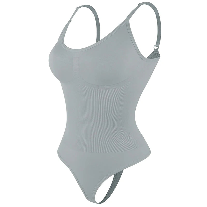 Women's Smoothing Bodysuit Shapewear – Thong Full Body Slimmer Faja