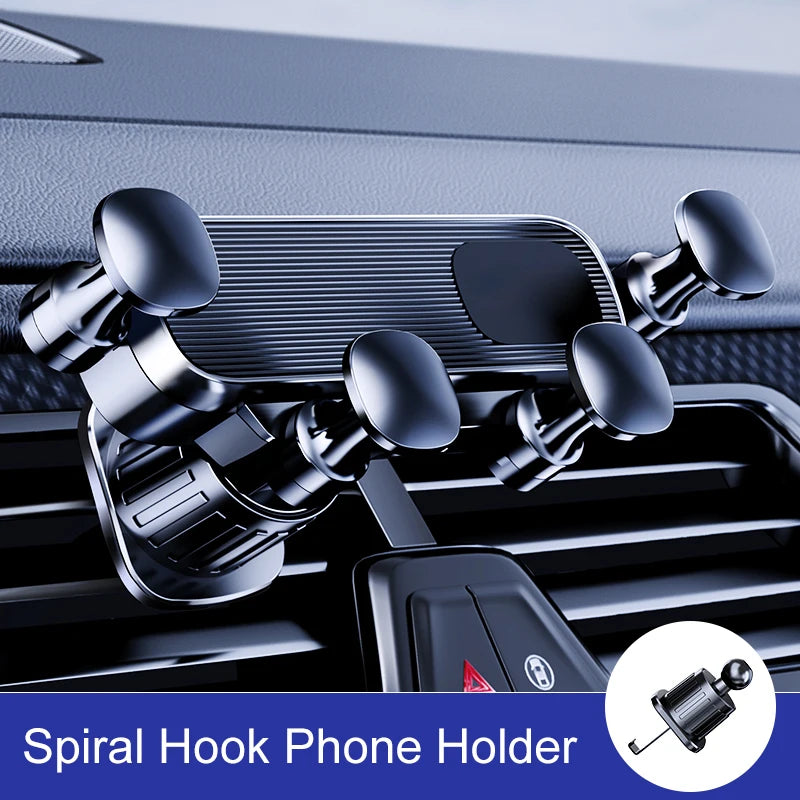 Gravity Car Phone Holder 360° Air Vent Mount for 4.7–7'' Smartphones
