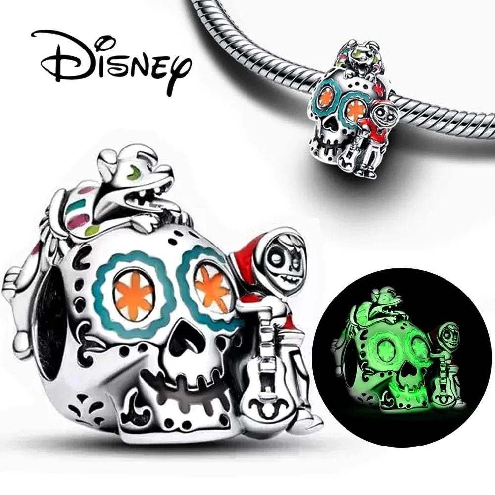 Disney Stitch Minnie Winnie Charm Dangle Beads Fit Pandora Bracelet