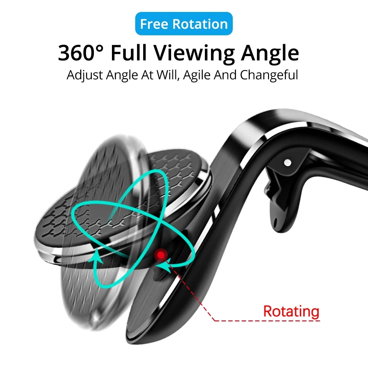 Magnetic Car Phone Holder Air Vent Mount for iPhone Samsung GPS