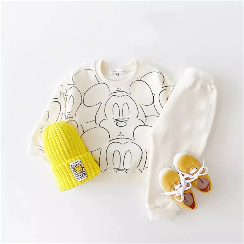 Baby Boy Girl Cartoon Tracksuit Summer T-Shirt & Shorts Outfit Set