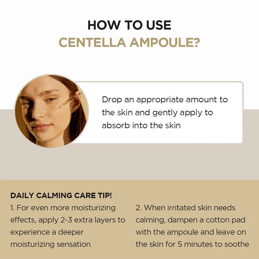 Madagascar Centella Asiatica Ampoule – Serum for Sensitive Skin & Glow