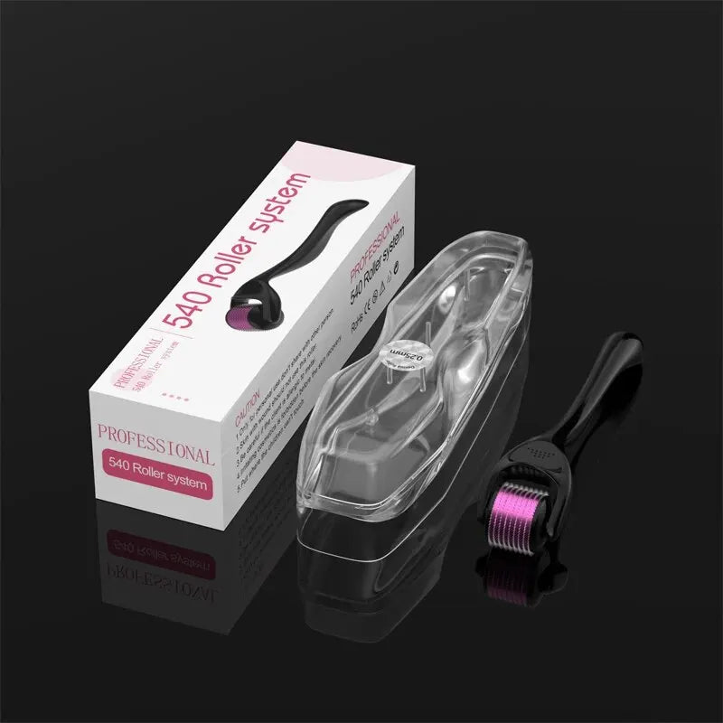 Professional 540 Derma Roller Microneedle Skin Care Massage Tool