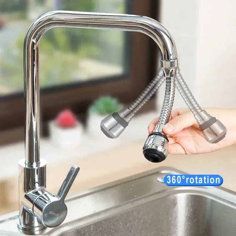 360° Rotating Faucet Extender High-Pressure Water Saver Tap for Kitchen