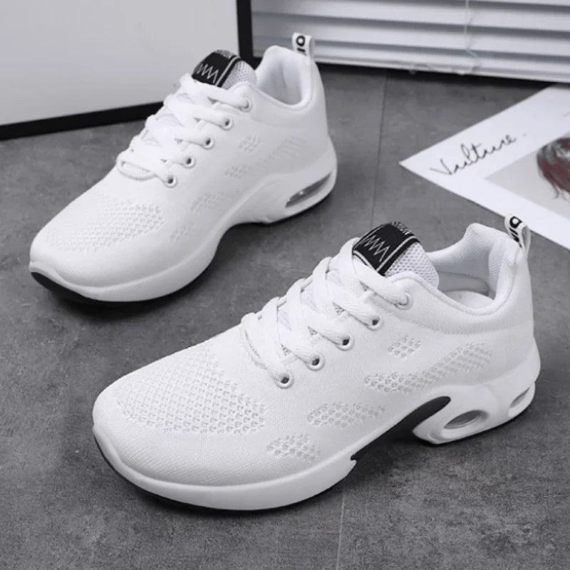 Women's Lightweight Mesh Sneakers – Breathable Casual Walking Shoes