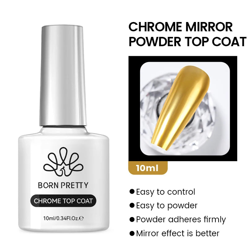 10ml Top & Base Coat Gel Nail Polish Soak Off UV LED Long-Lasting Shine