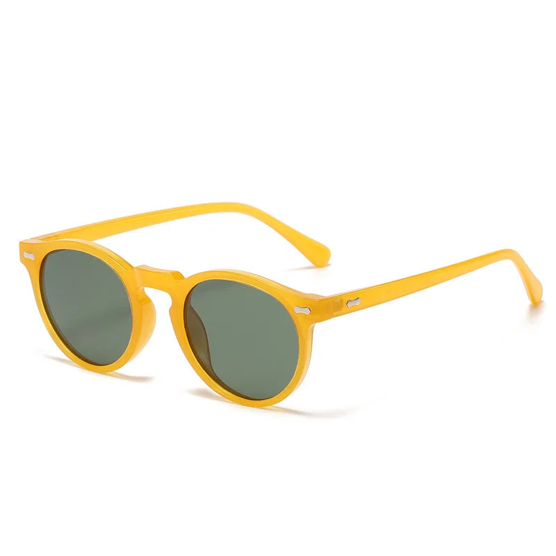 Retro Round Polarized Sunglasses –Vintage UV400 Shades for Men & Women