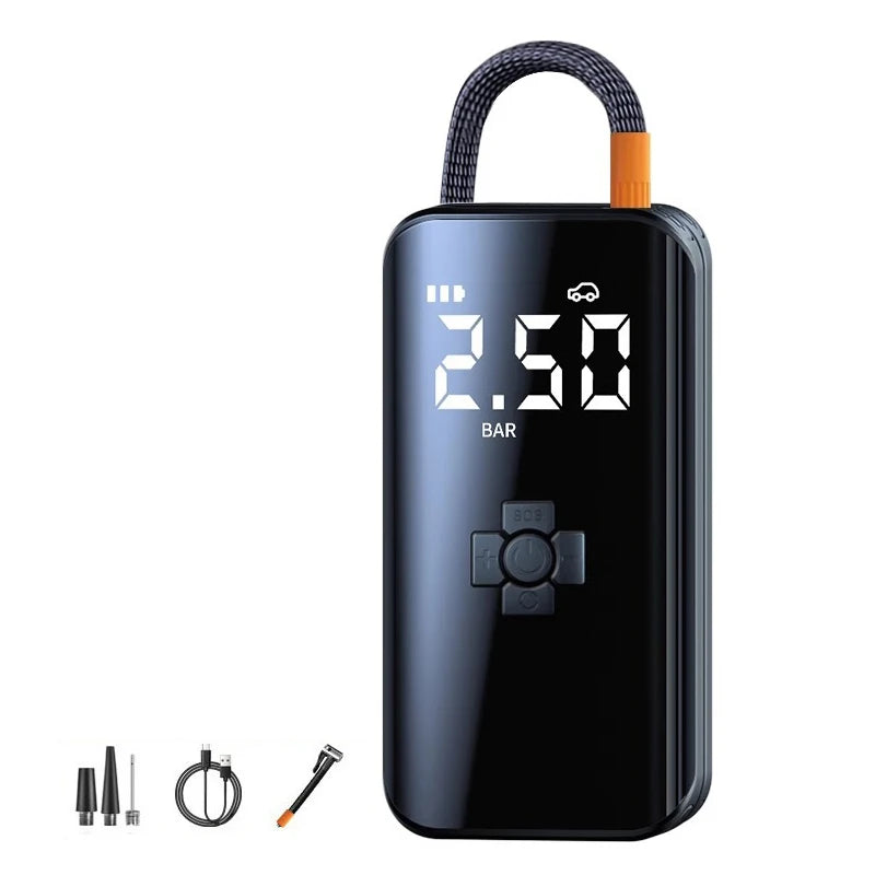 Wireless Car Air Compressor Electric Tire Inflator Pump for Auto & Bike