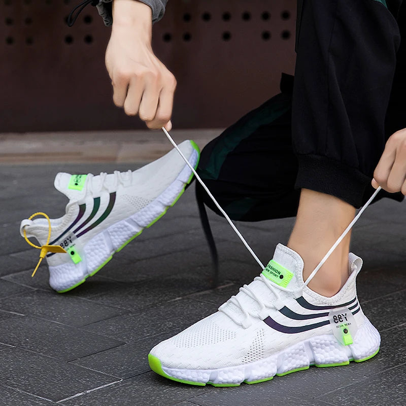 Unisex Breathable Running Sneakers Lightweight Casual Sports Shoes