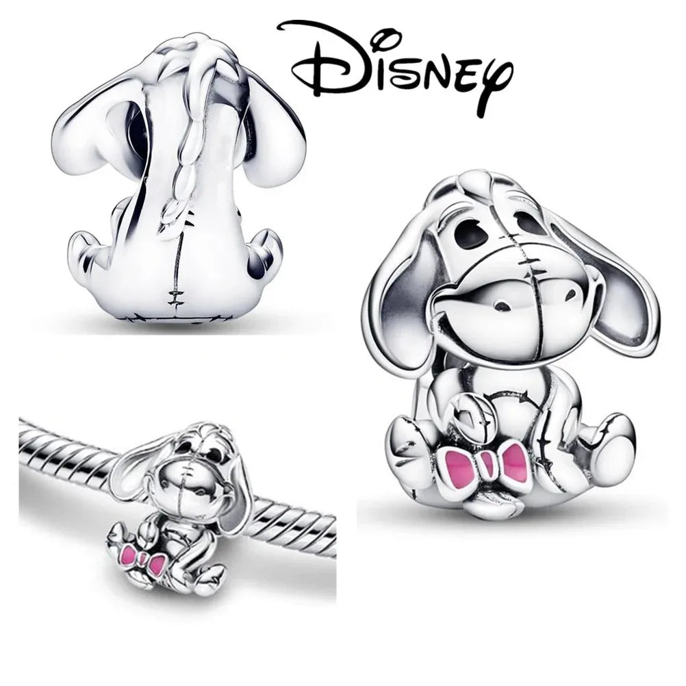 Disney Stitch Minnie Winnie Charm Dangle Beads Fit Pandora Bracelet