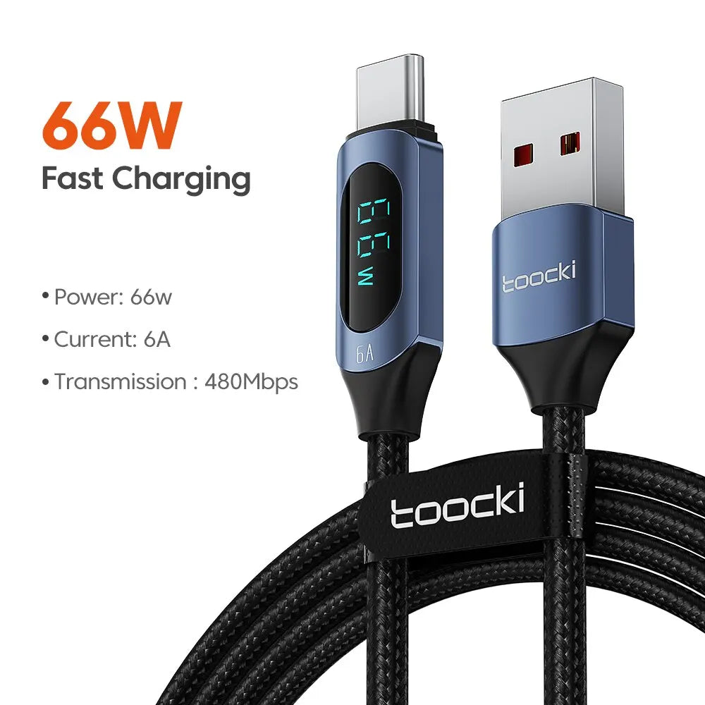 100W USB-C to USB-C PD Fast Charging Cable for MacBook iPad Xiaomi POCO