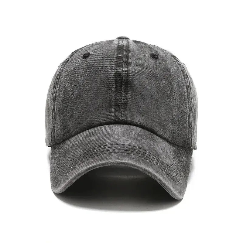 Men's Washed Cotton Baseball Cap – Four Seasons Outdoor Sun Hat