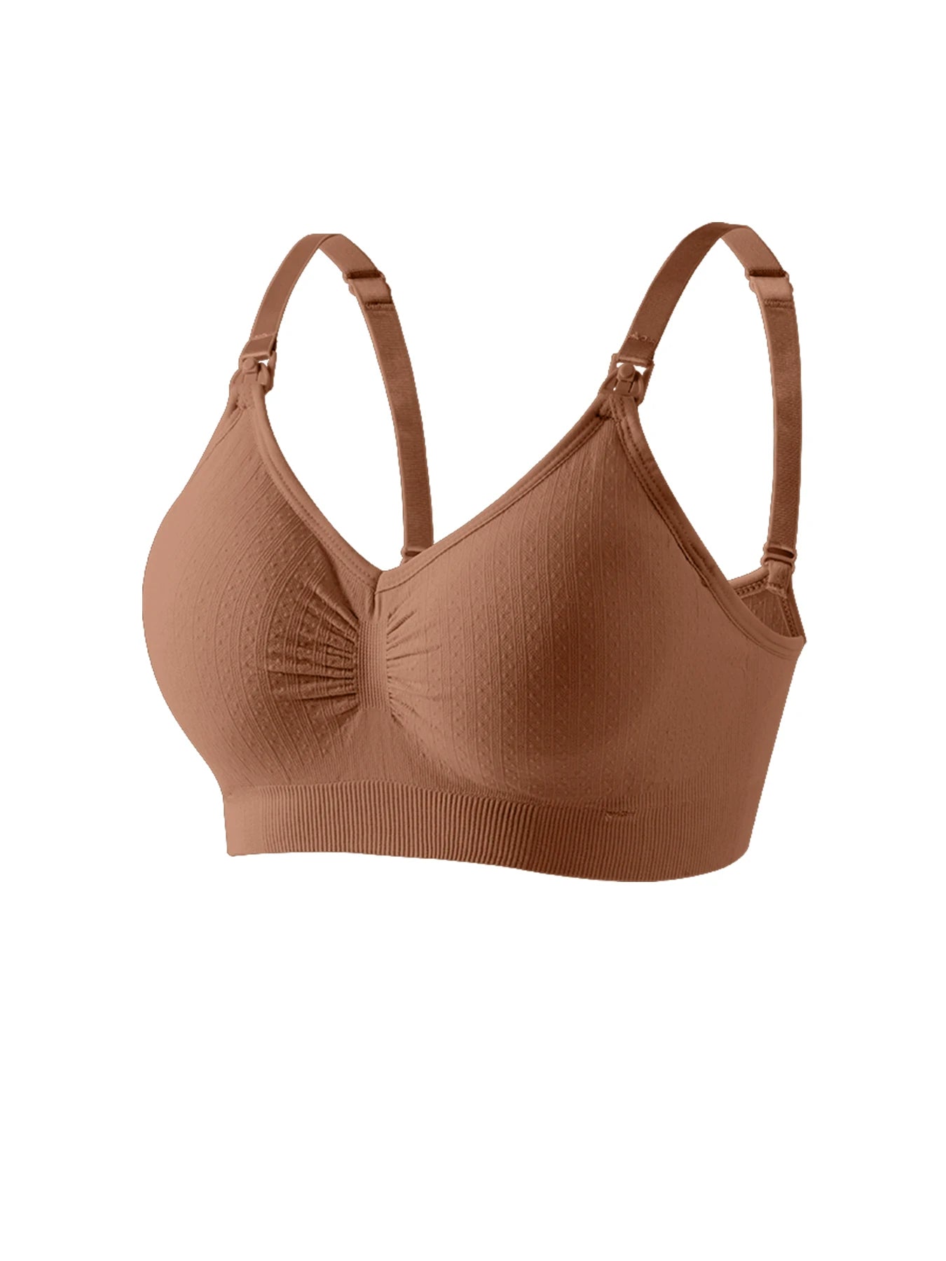 Seamless Nursing Bra – Front Buckle Maternity Push-Up Bra for Breastfeeding