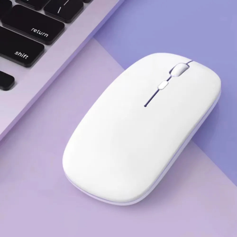 Silent Bluetooth Wireless Mouse Noiseless Optical Mice for Laptop & iPad