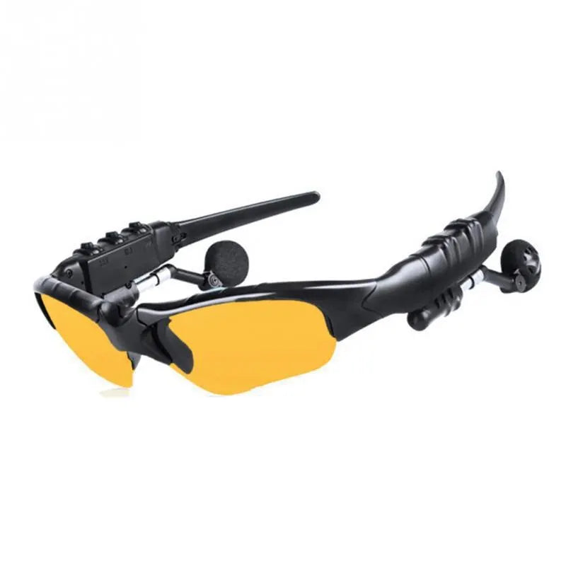 Wireless Bluetooth Sunglasses Headset w/Mic Noise Reduction for Sports