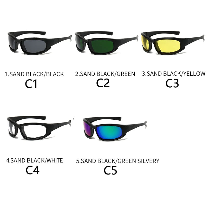 Unisex Sports Cycling Sunglasses –UV Protection Eyewear for Biking, Hiking, Camping
