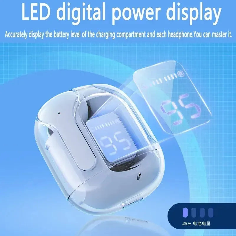 Original T2 Wireless Earphones Bluetooth, HiFi Stereo, LED Display, for Xiaomi