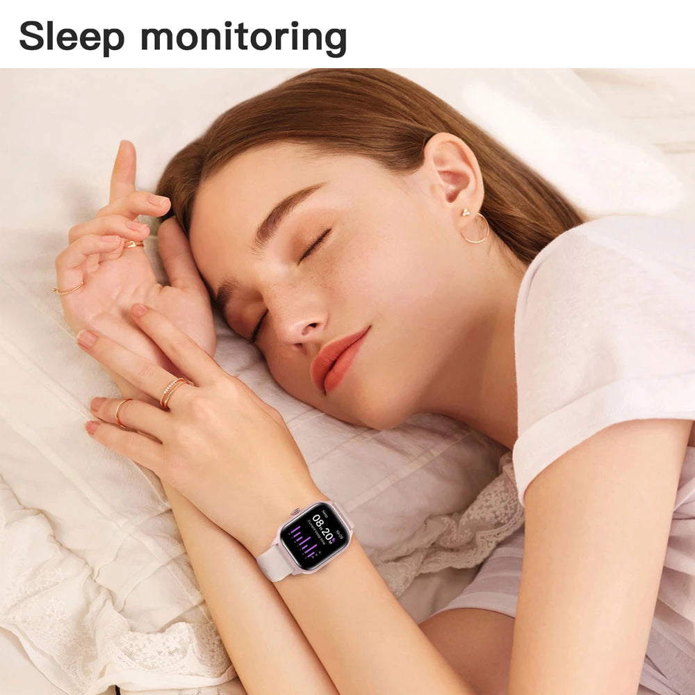 Smart Watch Bluetooth Call, Touch Screen, Fitness Tracker, Music, Sports Smartwatch for Android