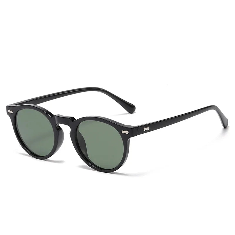 Retro Round Polarized Sunglasses –Vintage UV400 Shades for Men & Women