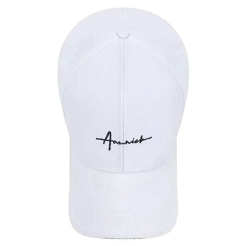 Women's Embroidered Baseball Cap – Korean Style Breathable Sun Hat