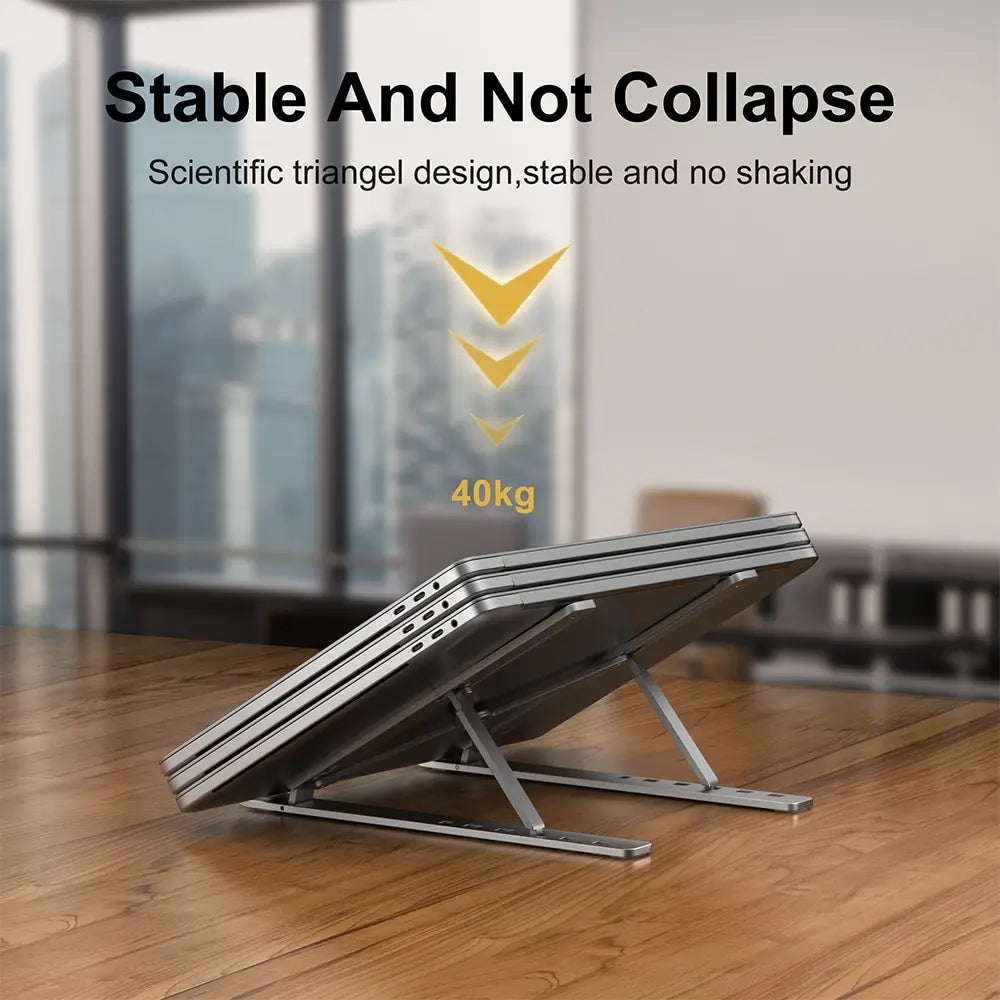 Portable Aluminum Laptop Stand Foldable Notebook Holder for MacBook PC