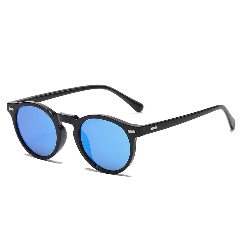 Retro Round Polarized Sunglasses –Vintage UV400 Shades for Men & Women