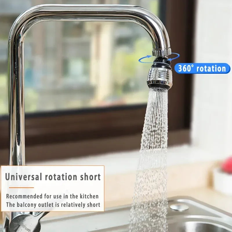 360° Rotating Faucet Extender High-Pressure Water Saver Tap for Kitchen