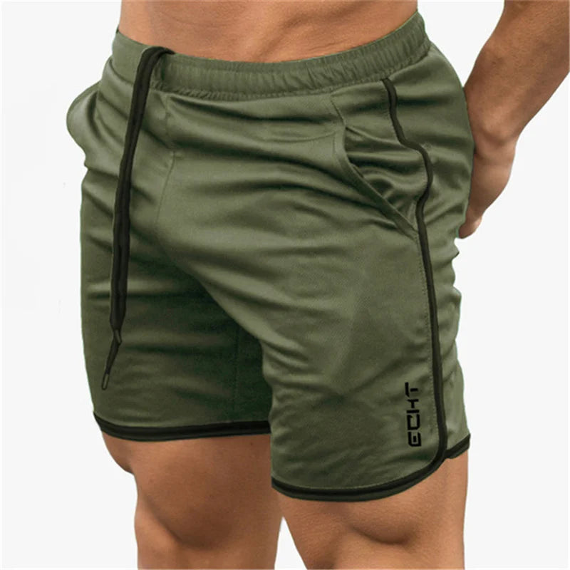 Men’s Gym Fitness Shorts Quick Dry, Breathable Mesh Workout Joggers, Summer Running & Training Sportswea