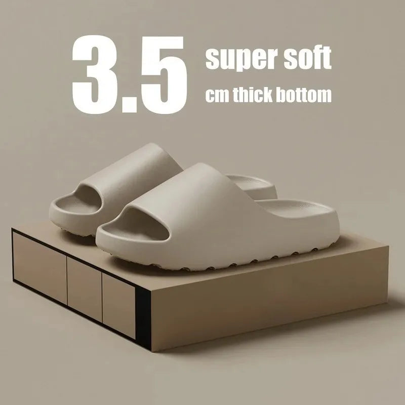 Coconut Cloud Slides Thick Sole EVA Beach Sandals for Men & Women