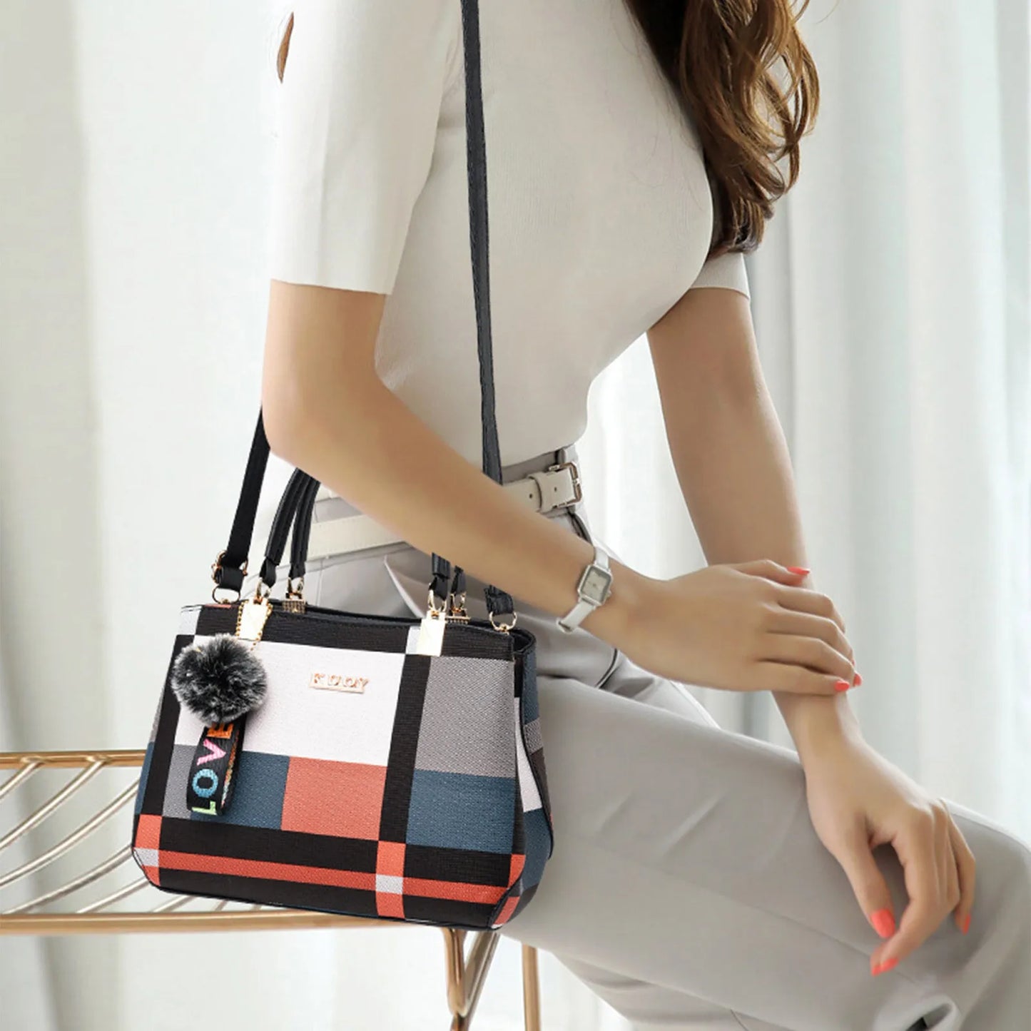 Women's Fashion Shoulder Crossbody Bag –Stylish European & American Handbag
