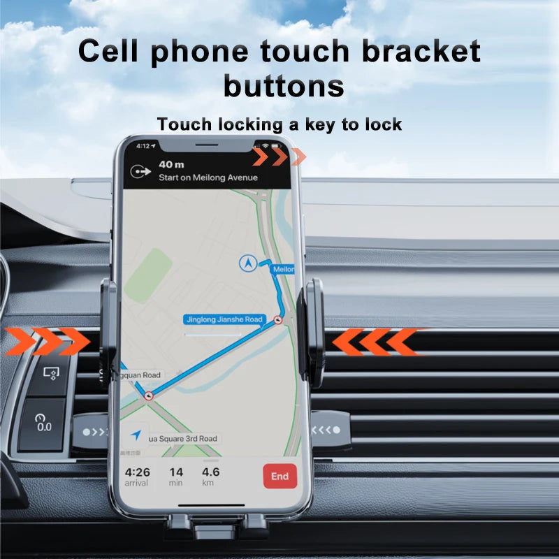 Universal Car Dashboard Phone Holder Mount for GPS & Windshield Use
